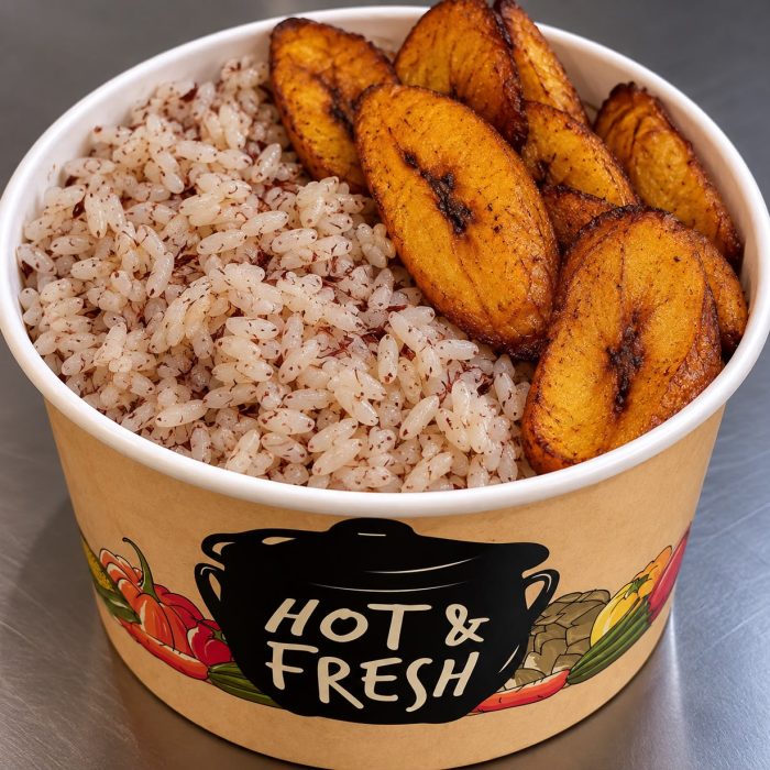 Mgbeke Plain Ofada Rice & Plantain Bowl
