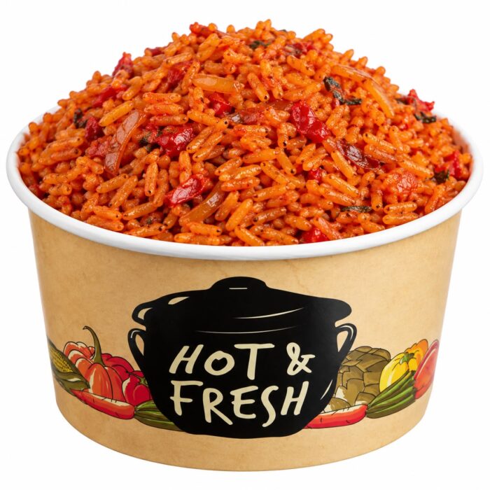 Mgbeke Plain Jollof Rice Bowl